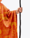 Young Girl Wearing Halloween Costume Mockup