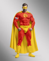 Man Wearing Superhero Costume Mockup