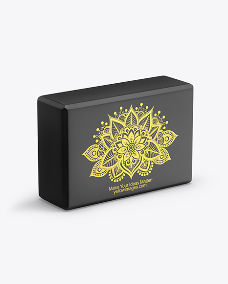 Foam Yoga Block Mockup