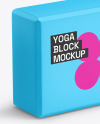 Foam Yoga Block Mockup