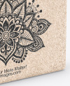 Cork Yoga Block Mockup