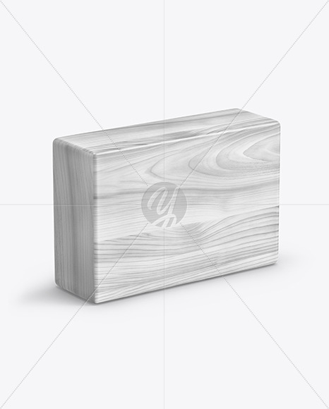 Wooden Yoga Block Mockup