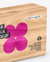 Wooden Yoga Block Mockup