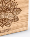 Wooden Yoga Block Mockup