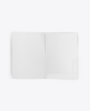 Paper Folder with Menu Card Mockup