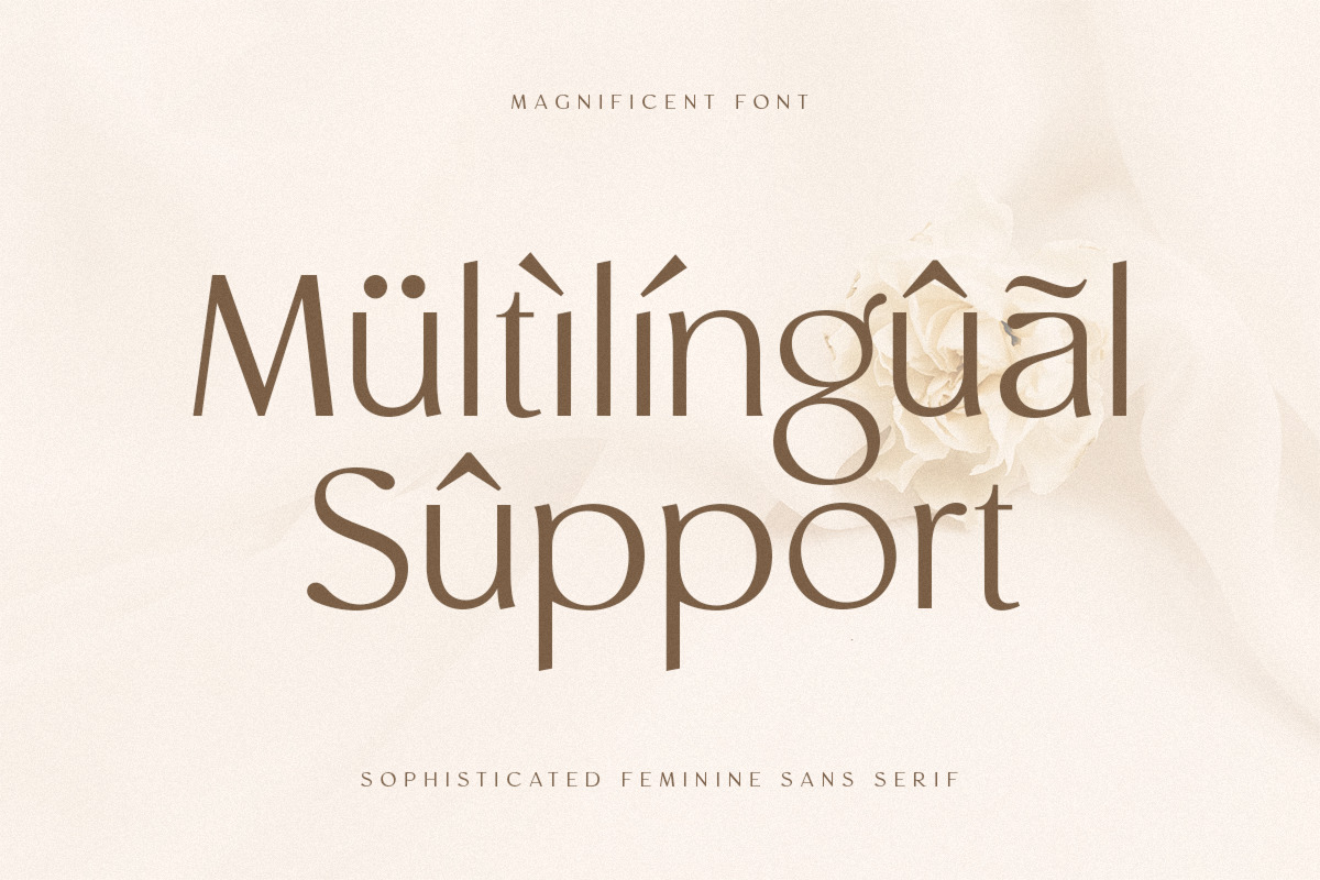 Magnificent - Modern Feminine Vintage Font