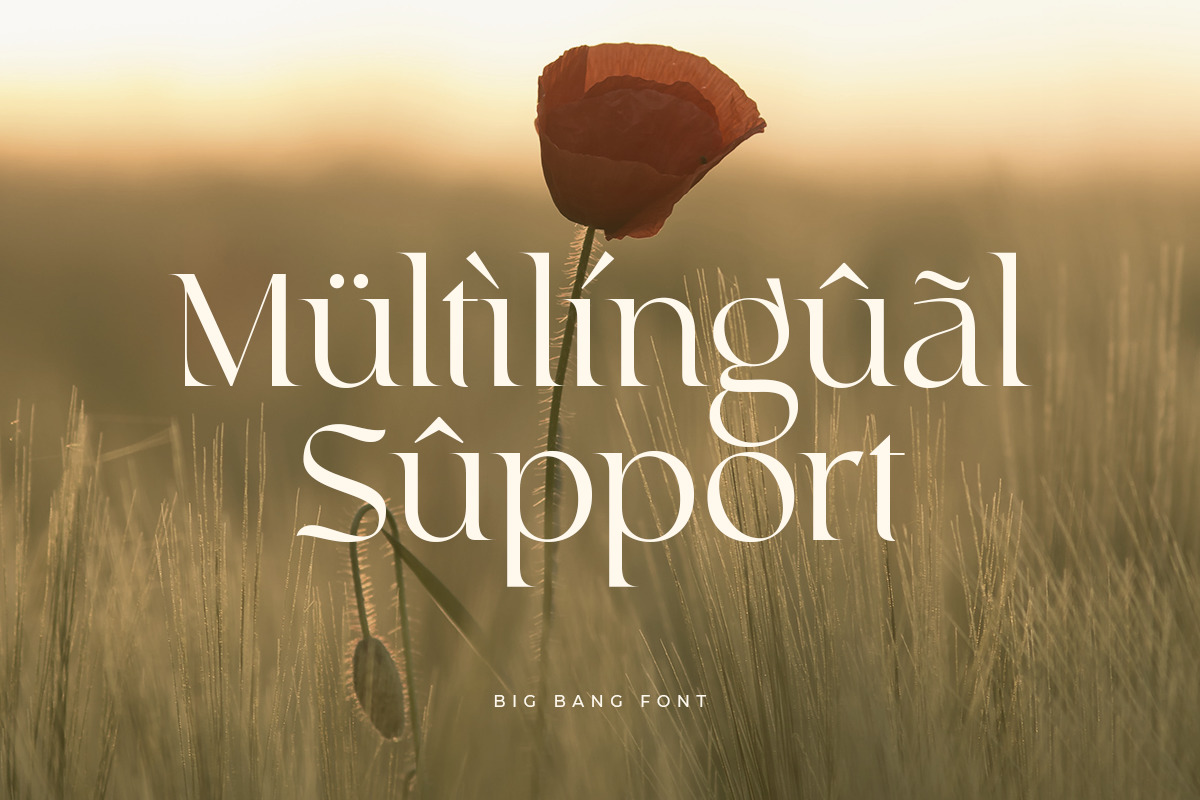 Big Bang - Feminine Elegant Serif Big Bang - Feminine Elegant Serif