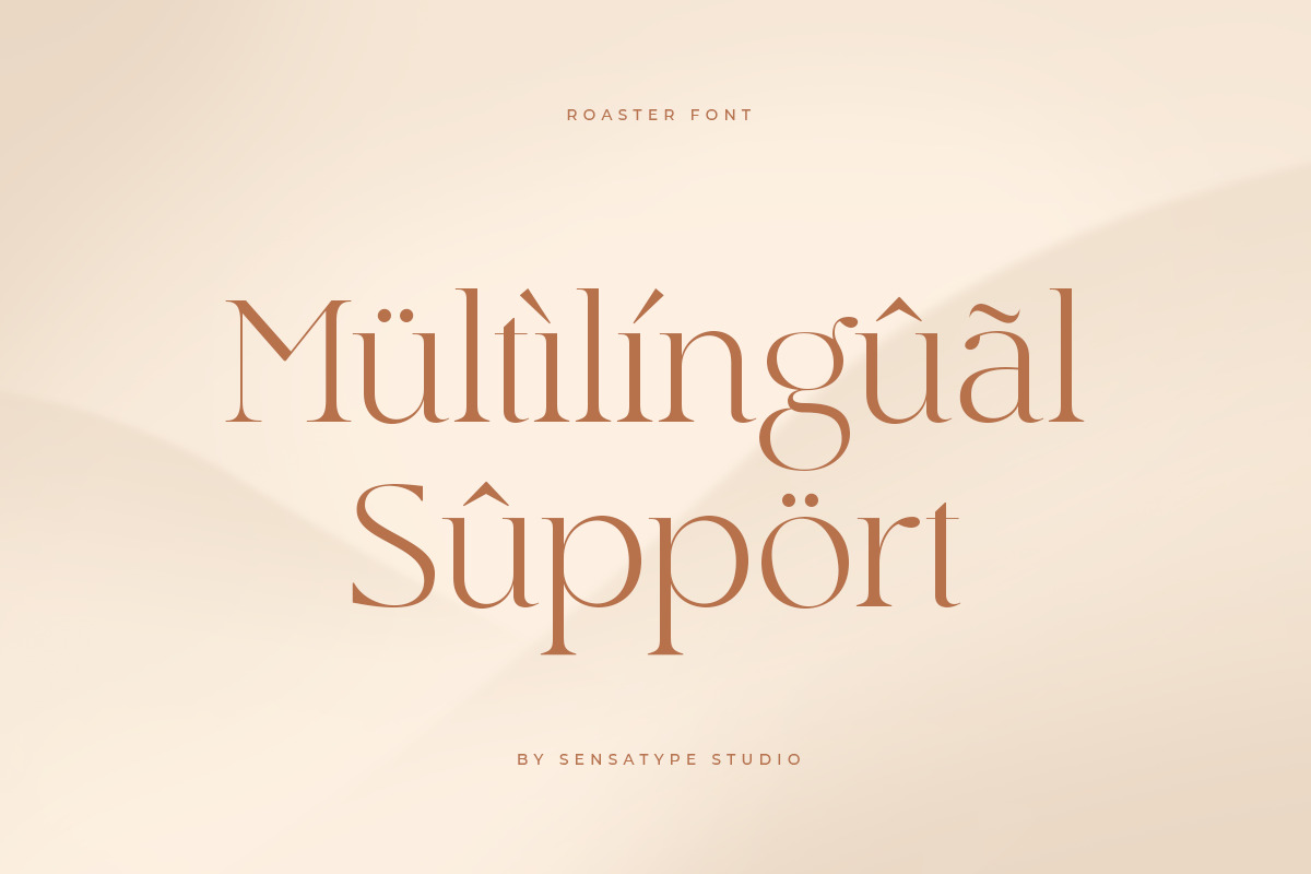 Roaster - Stylish Elegant Font Roaster - Stylish Elegant Font