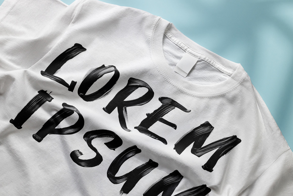 Black Paint Stroke Font Black Paint Stroke Font