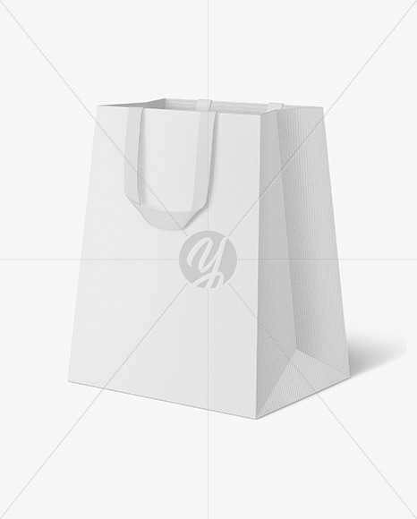 Textured Paper Shopping Bag Mockup