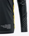 Zipper High Neck Long Sleeve Jersey Mockup