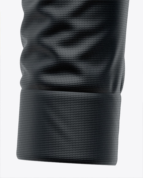 Zipper High Neck Long Sleeve Jersey Mockup