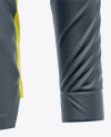 Zipper High Neck Long Sleeve Jersey Mockup