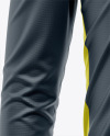 Zipper High Neck Long Sleeve Jersey Mockup