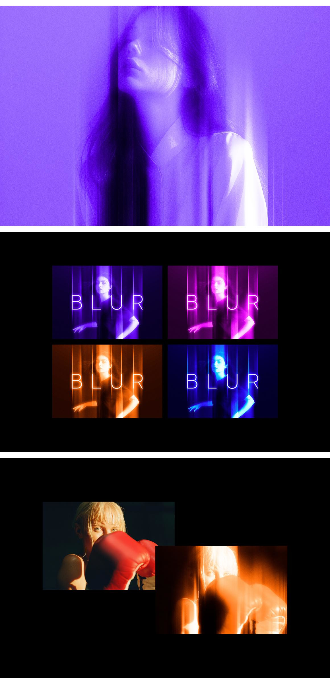 Mysterious Motion Blur Photo Effect Mysterious Motion Blur Photo Effect