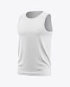 Men's Sleeveless Shirt Mockup - Half Side View