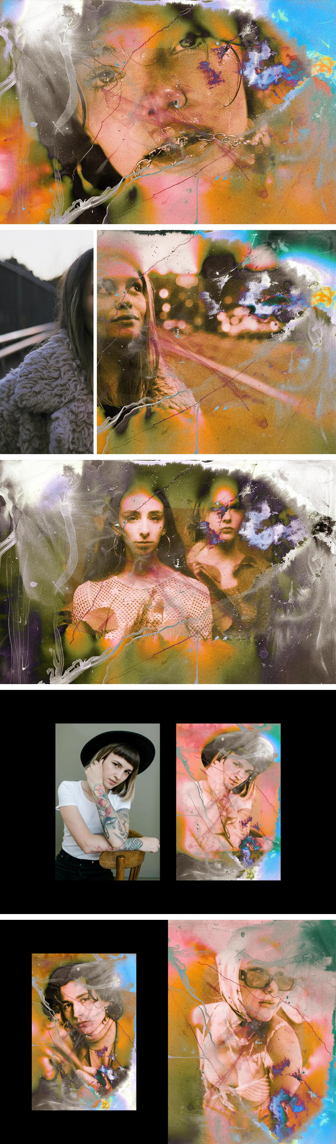 Damaged Scanner Photo Effect Damaged Scanner Photo Effect