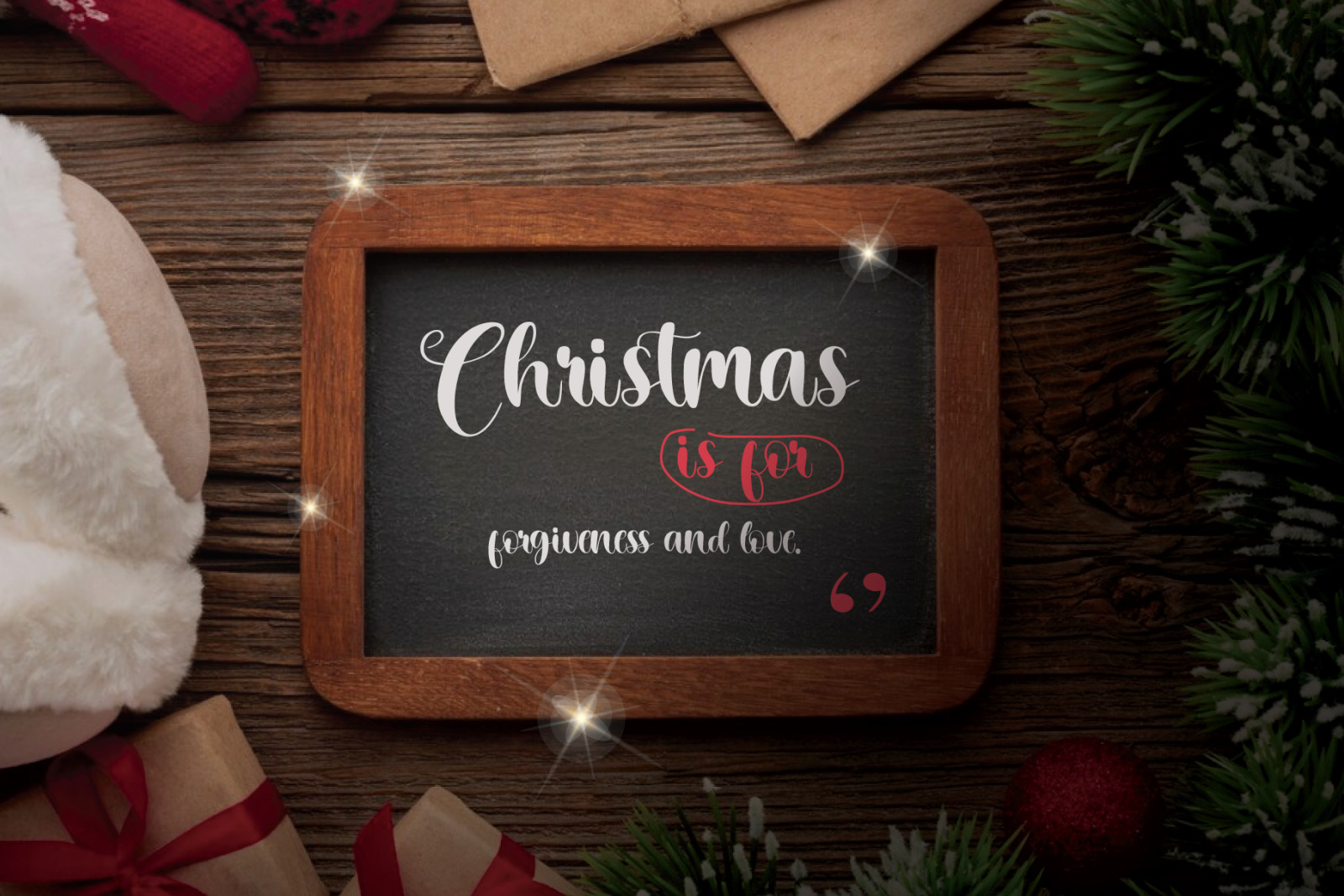 Slack on Christmas - Script Handwritten Slack on Christmas - Script Handwritten