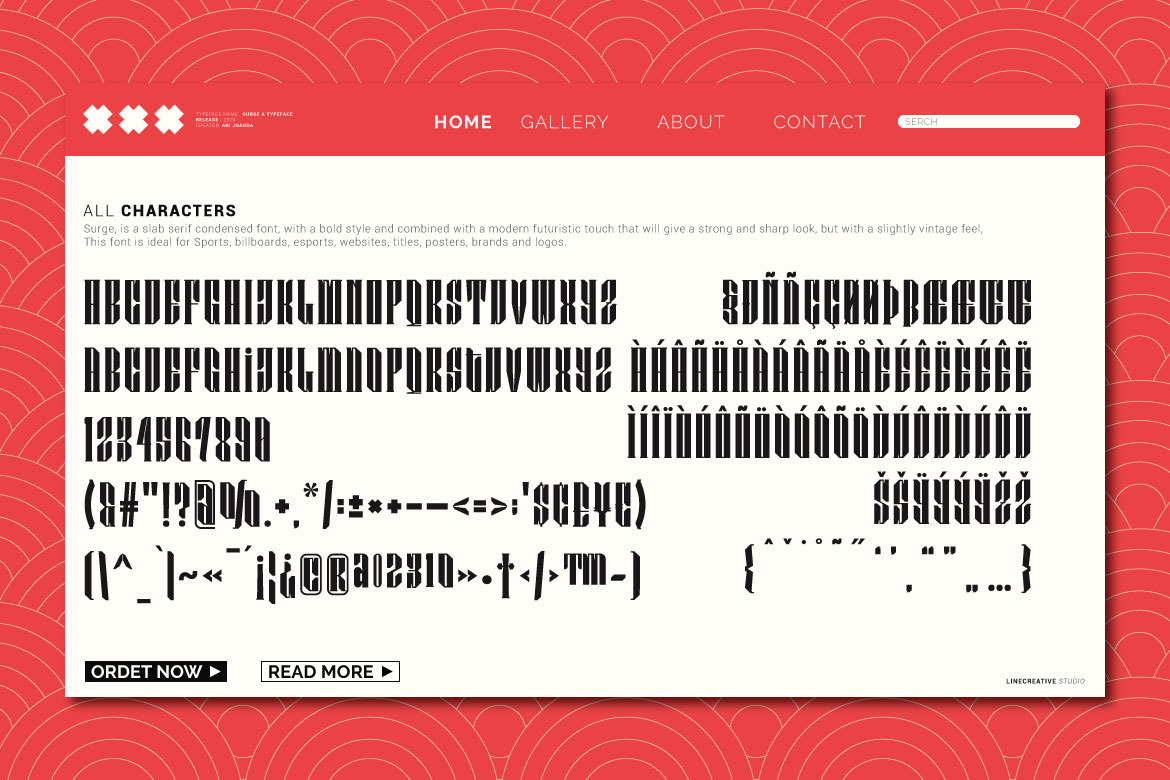 Surge Font Surge Font