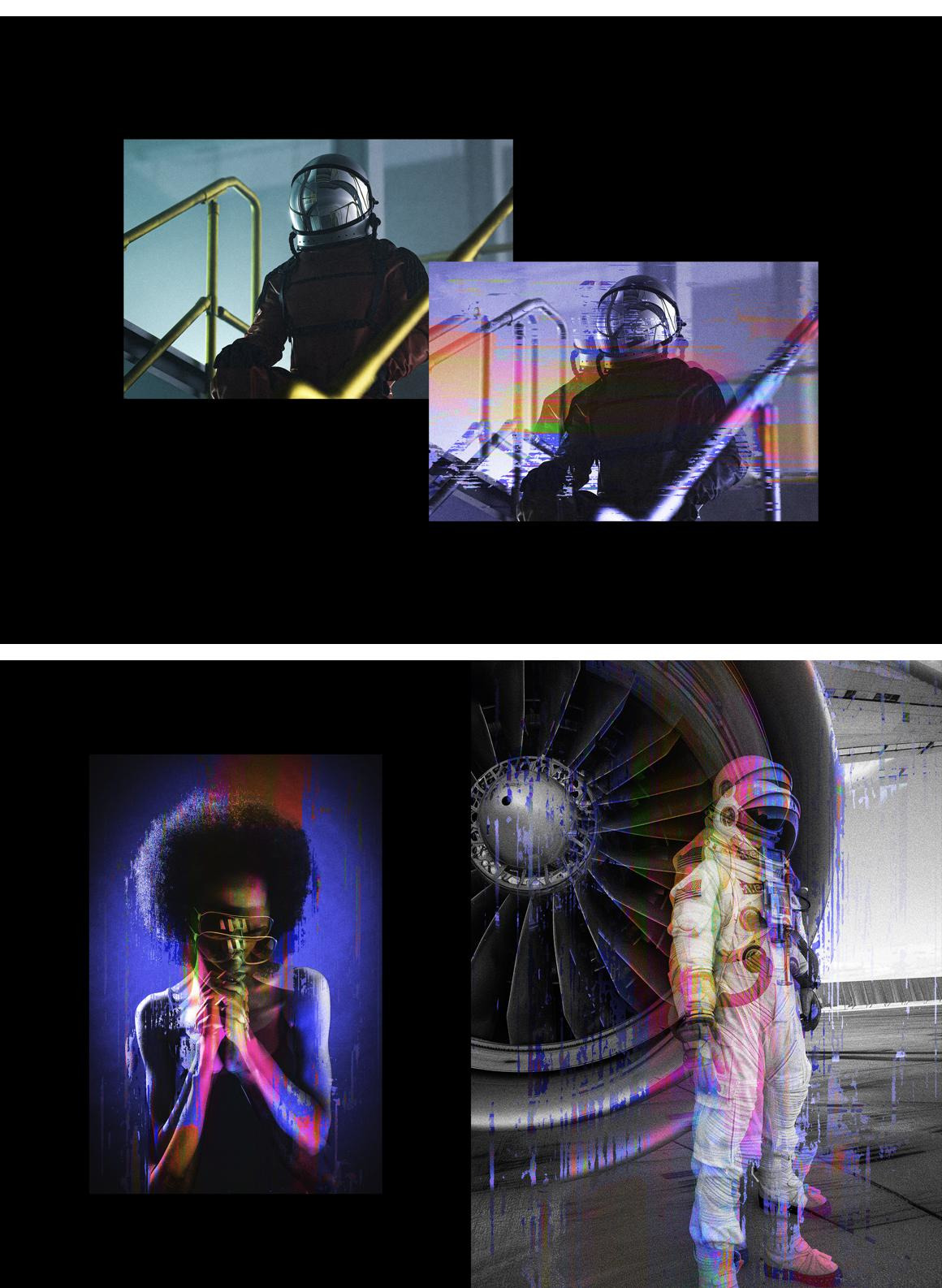 Glitch Displacement Photo Effect Glitch Displacement Photo Effect