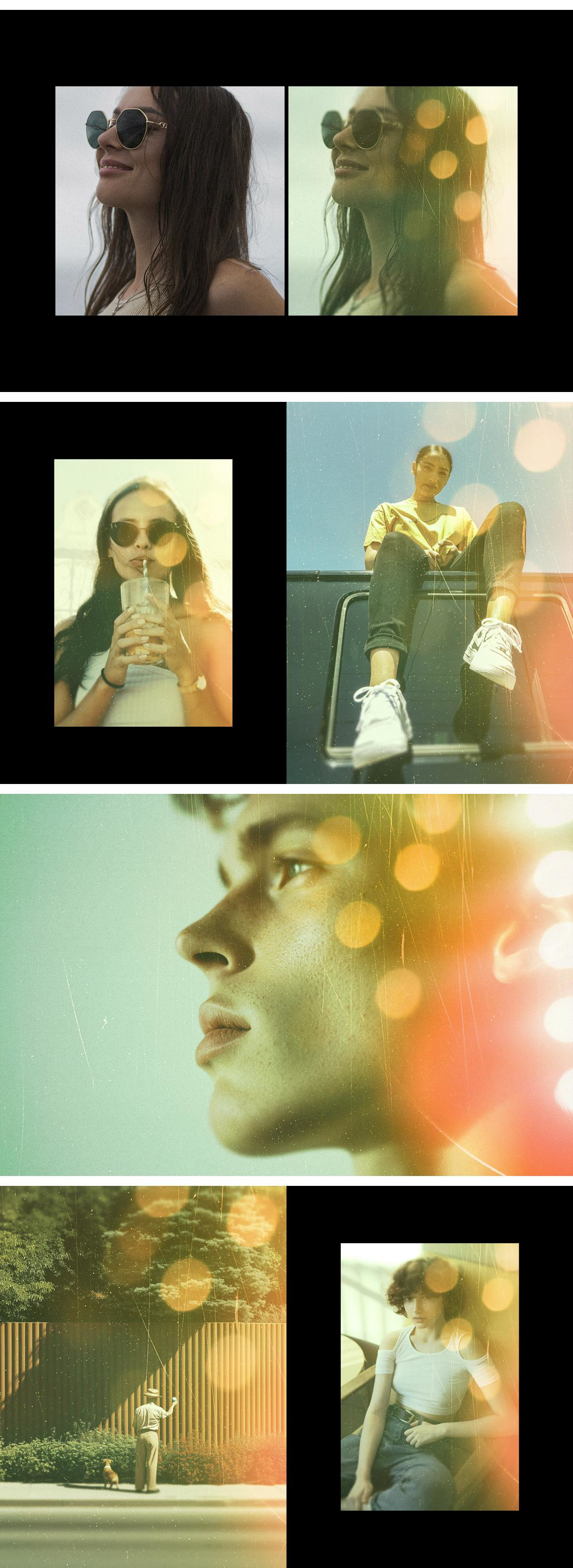 Flare Light Leaks Photo Effect Flare Light Leaks Photo Effect