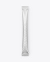 Matte Metallic Stick Sachet Mockup