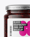 Raspberry Jam Jar Mockup