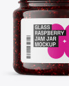 Raspberry Jam Jar Mockup