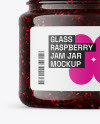 Raspberry Jam Jar Mockup