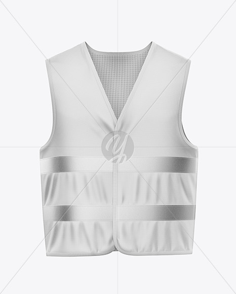 Safety Vest Mockup - Front View