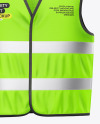 Safety Vest Mockup - Front View