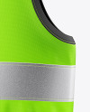 Safety Vest Mockup - Front View