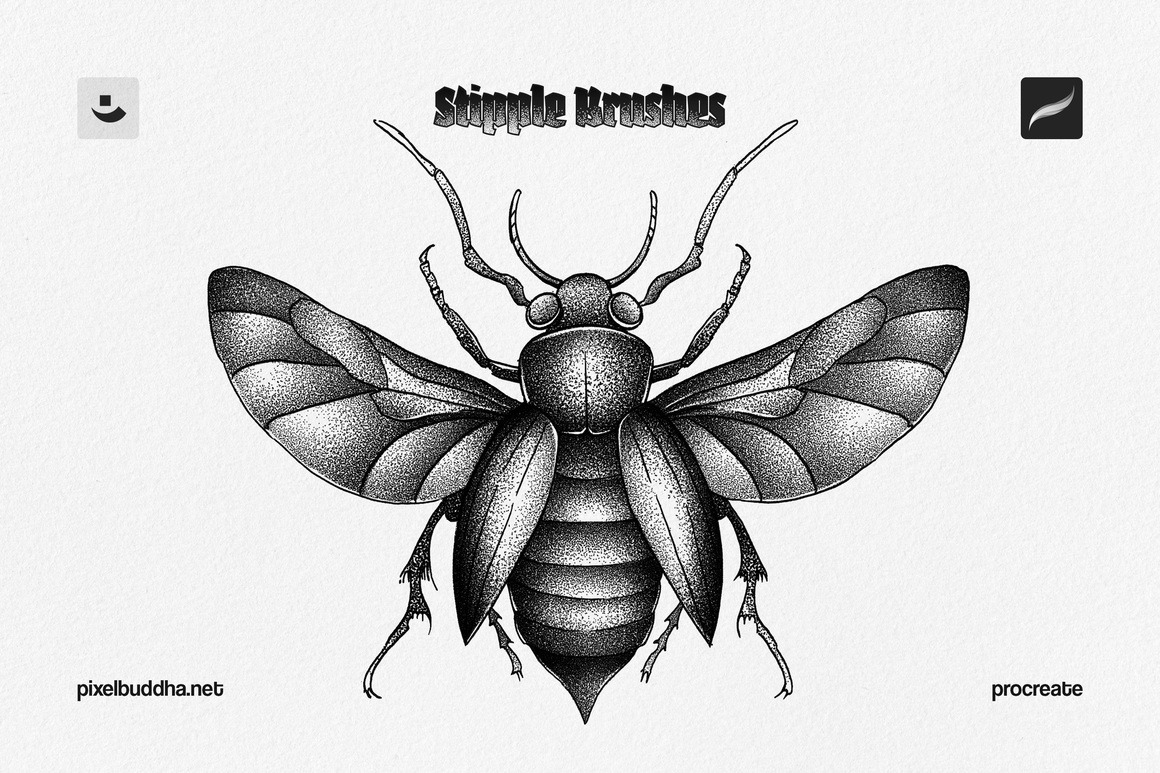 Procreate Stipple Brushes Procreate Stipple Brushes