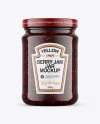 Raspberry Jam Jar Mockup