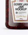 Raspberry Jam Jar Mockup