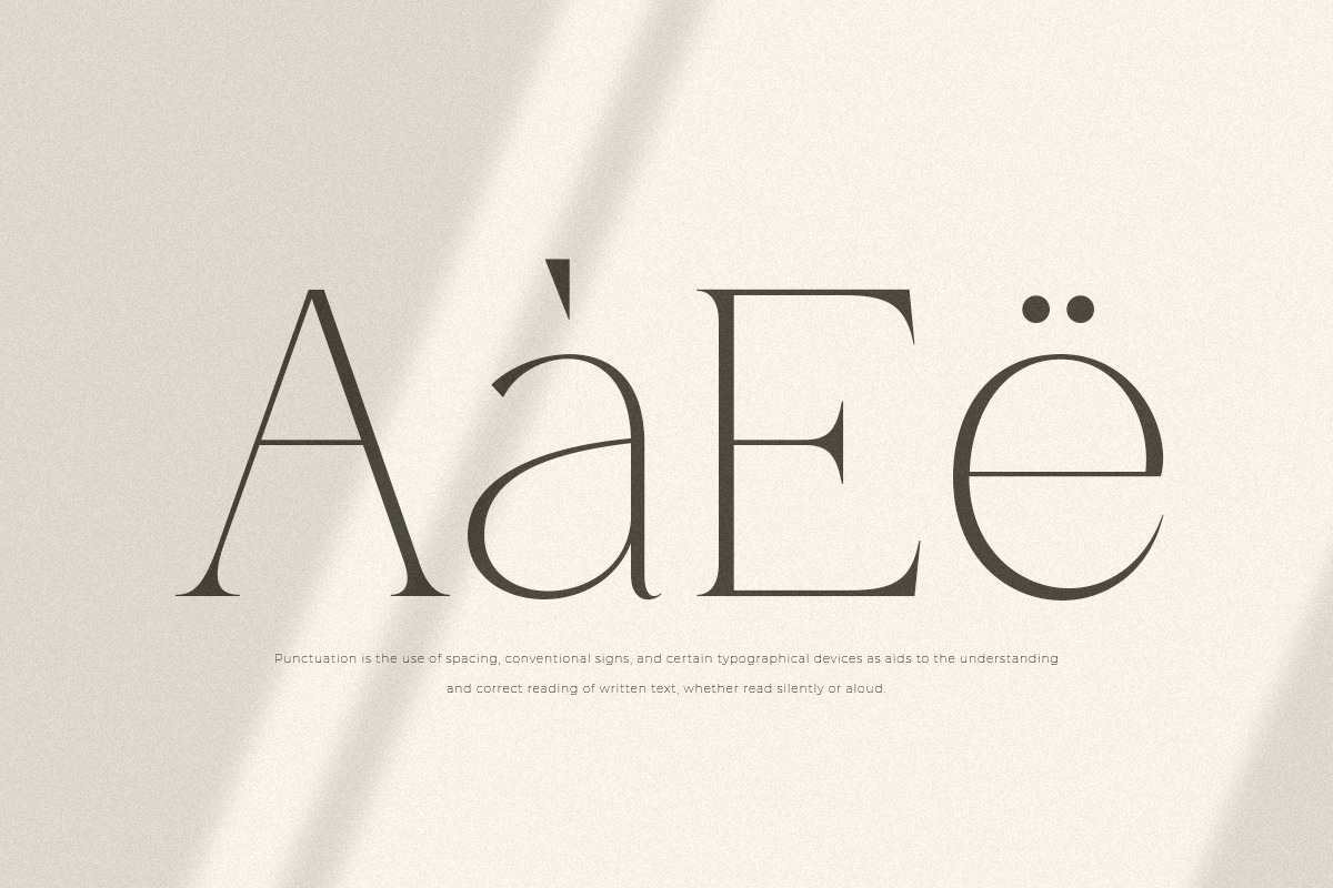 Glacier - Elegant luxury serif font Glacier - Elegant luxury serif font