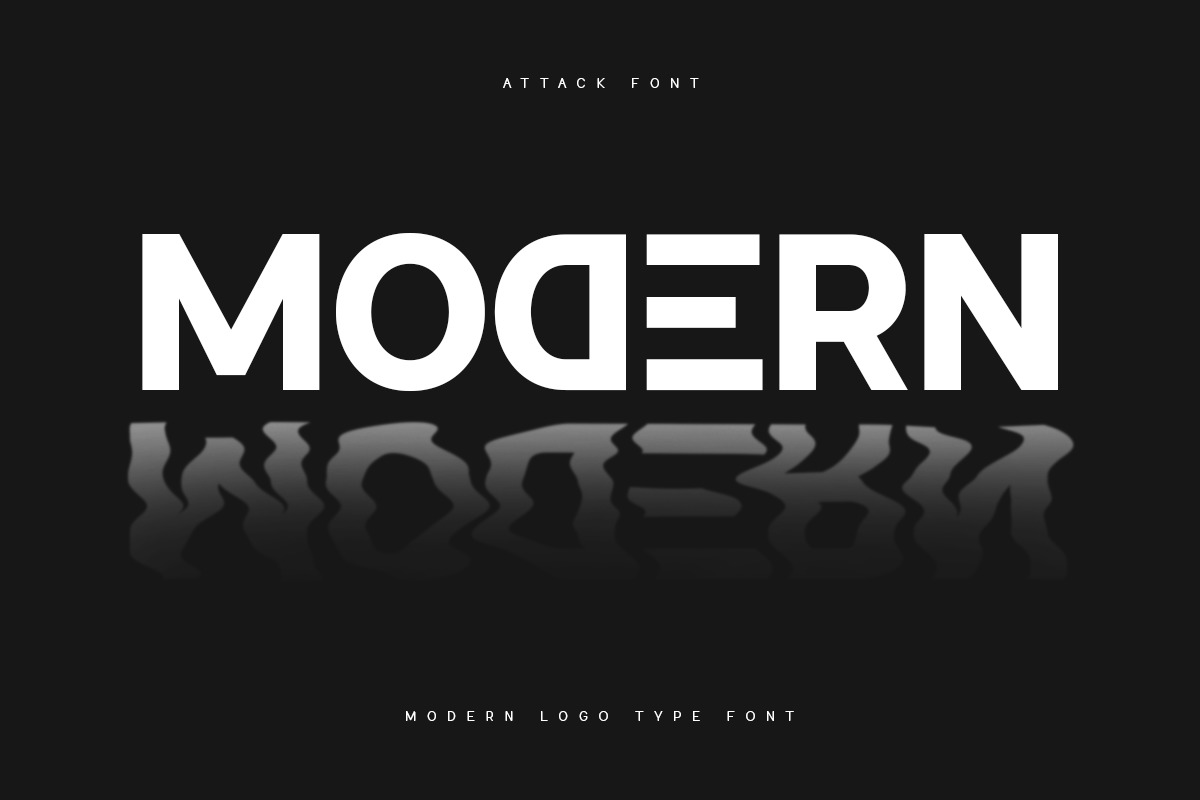 Attack - Corporate Logo Font Attack - Corporate Logo Font