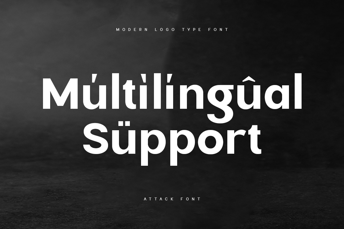Attack - Corporate Logo Font Attack - Corporate Logo Font