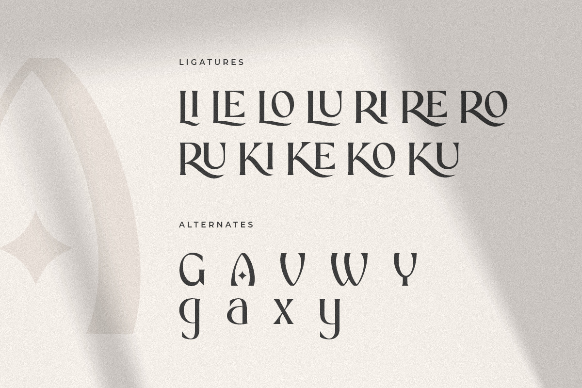 YANKING - Modern Display Ligature Font YANKING - Modern Display Ligature Font