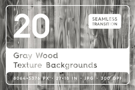 20 Gray Wood Texture Backgrounds - Floored