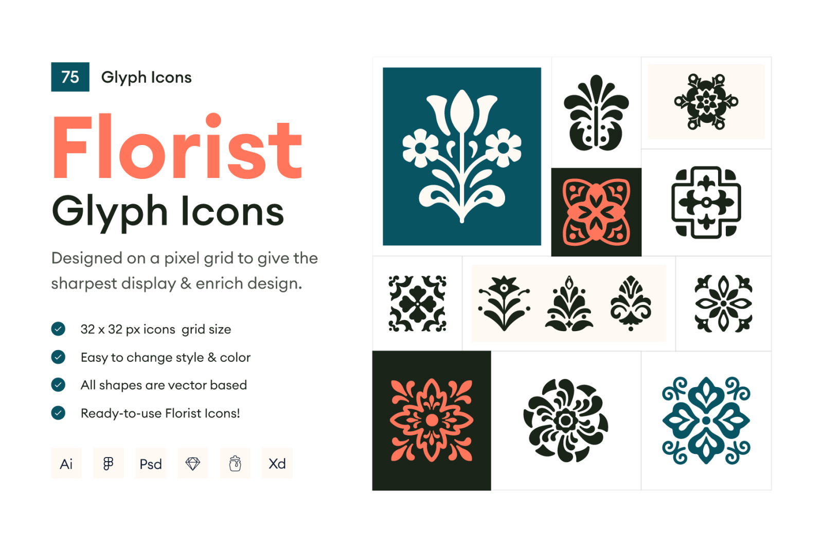 75 Florist Icons 75 Florist Icons