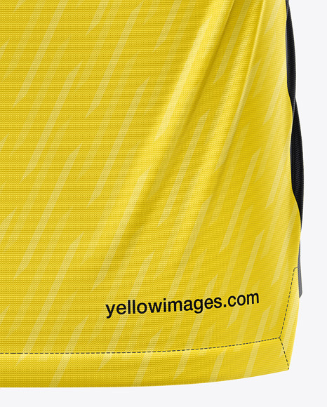 Zipper High Neck Long Sleeve Jersey Mockup
