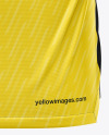 Zipper High Neck Long Sleeve Jersey Mockup
