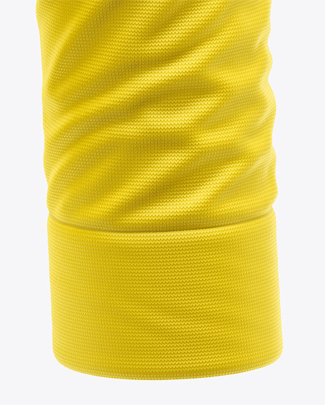 Zipper High Neck Long Sleeve Jersey Mockup