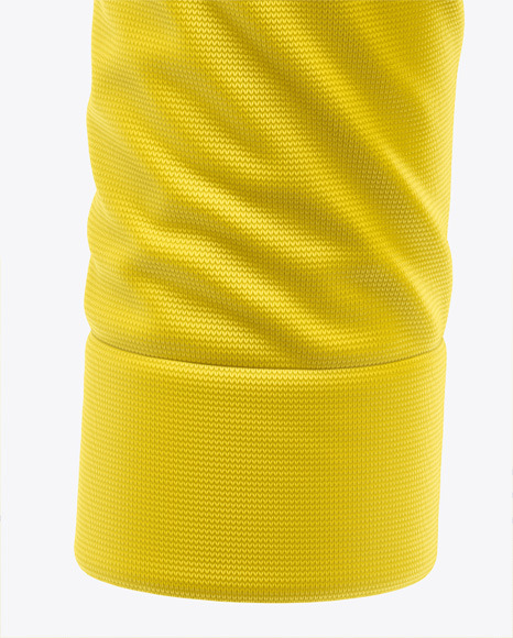 Zipper High Neck Long Sleeve Jersey Mockup