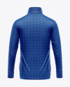 Zipper High Neck Long Sleeve Jersey Mockup