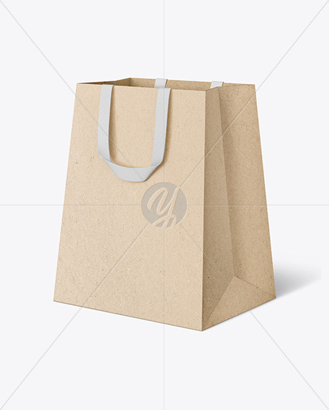 Kraft Paper Shopping Bag Mockup