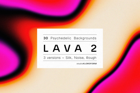 LAVA 2 - 30 Psychedelic Backgrounds - Vibrant background