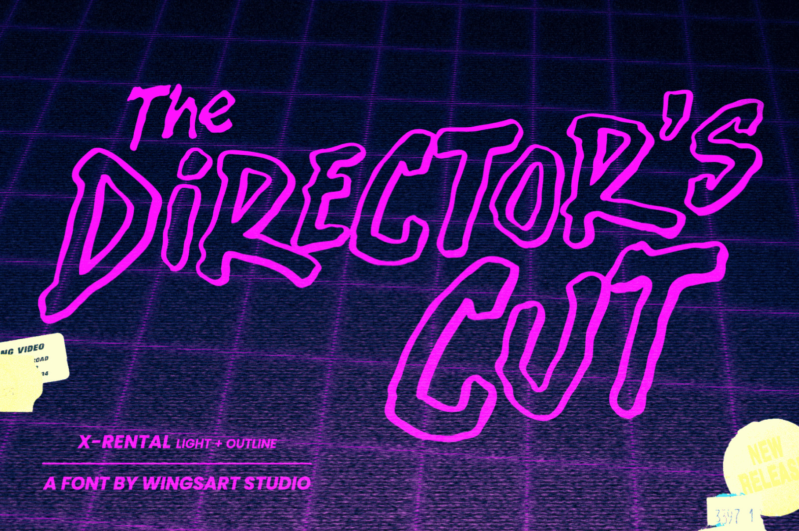 X-Rental - 1980s Retro Horror Font X-Rental - 1980s Retro Horror Font