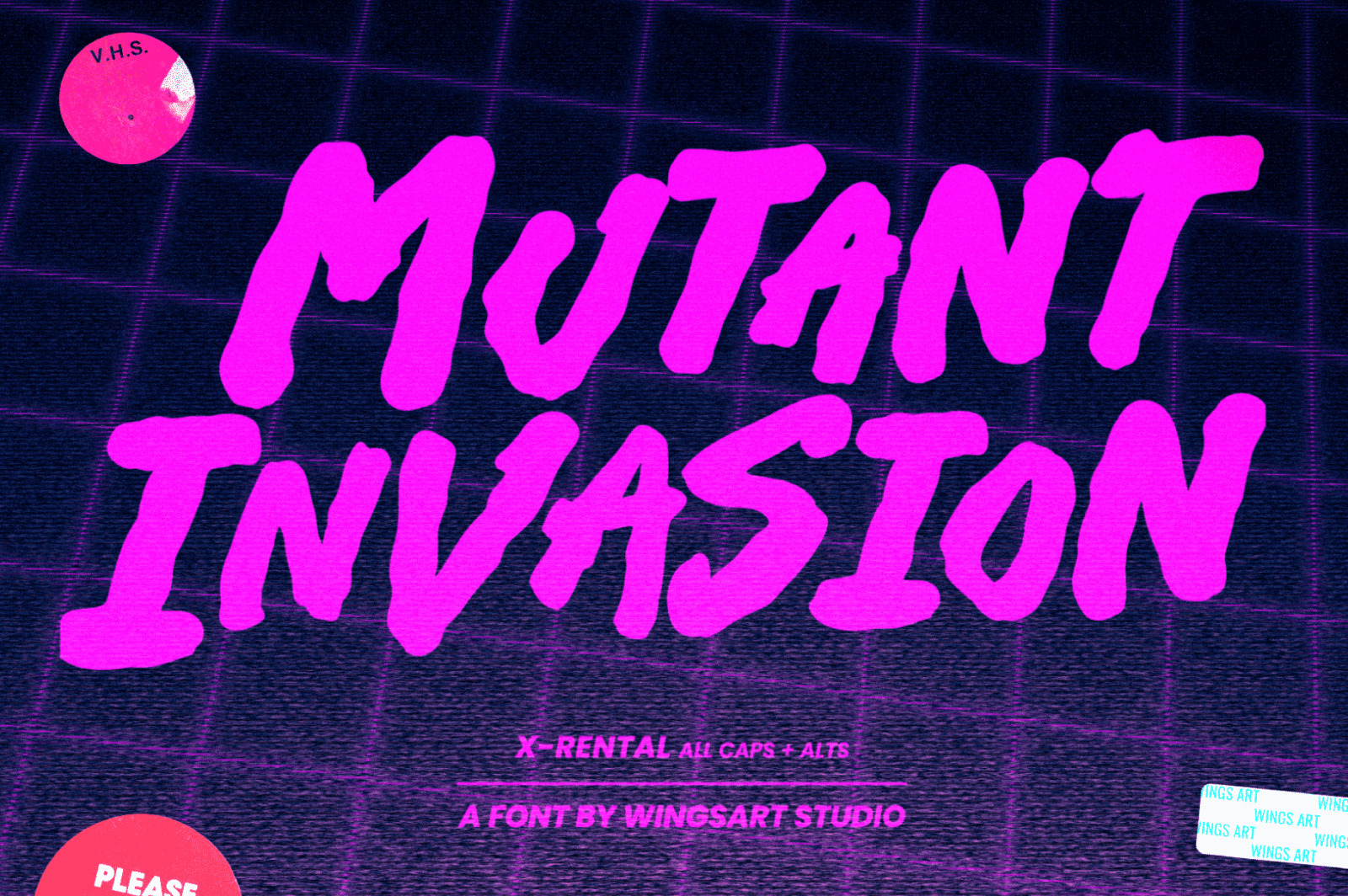 X-Rental - 1980s Retro Horror Font X-Rental - 1980s Retro Horror Font